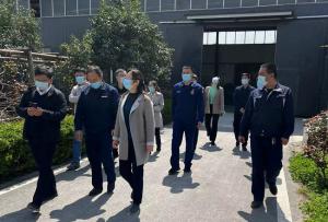 馬村區(qū)王婕區(qū)長(zhǎng)帶領(lǐng)消防，安全等一行人員來(lái)我廠檢查指導(dǎo)工作